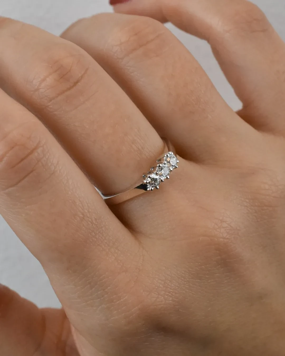 Anello Trilogy 0,3 carati