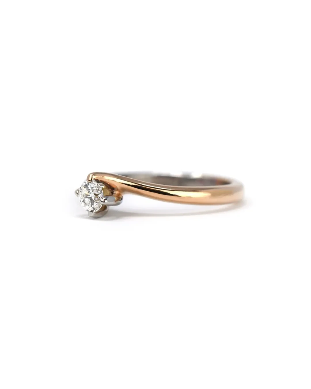 Anello brillante solitario 0,22 ct