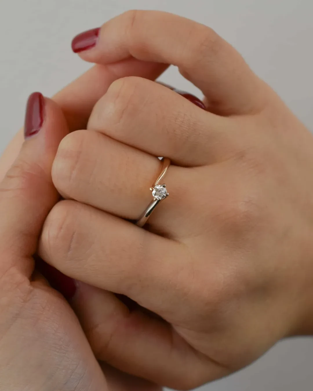 Anello brillante solitario 0,22 ct
