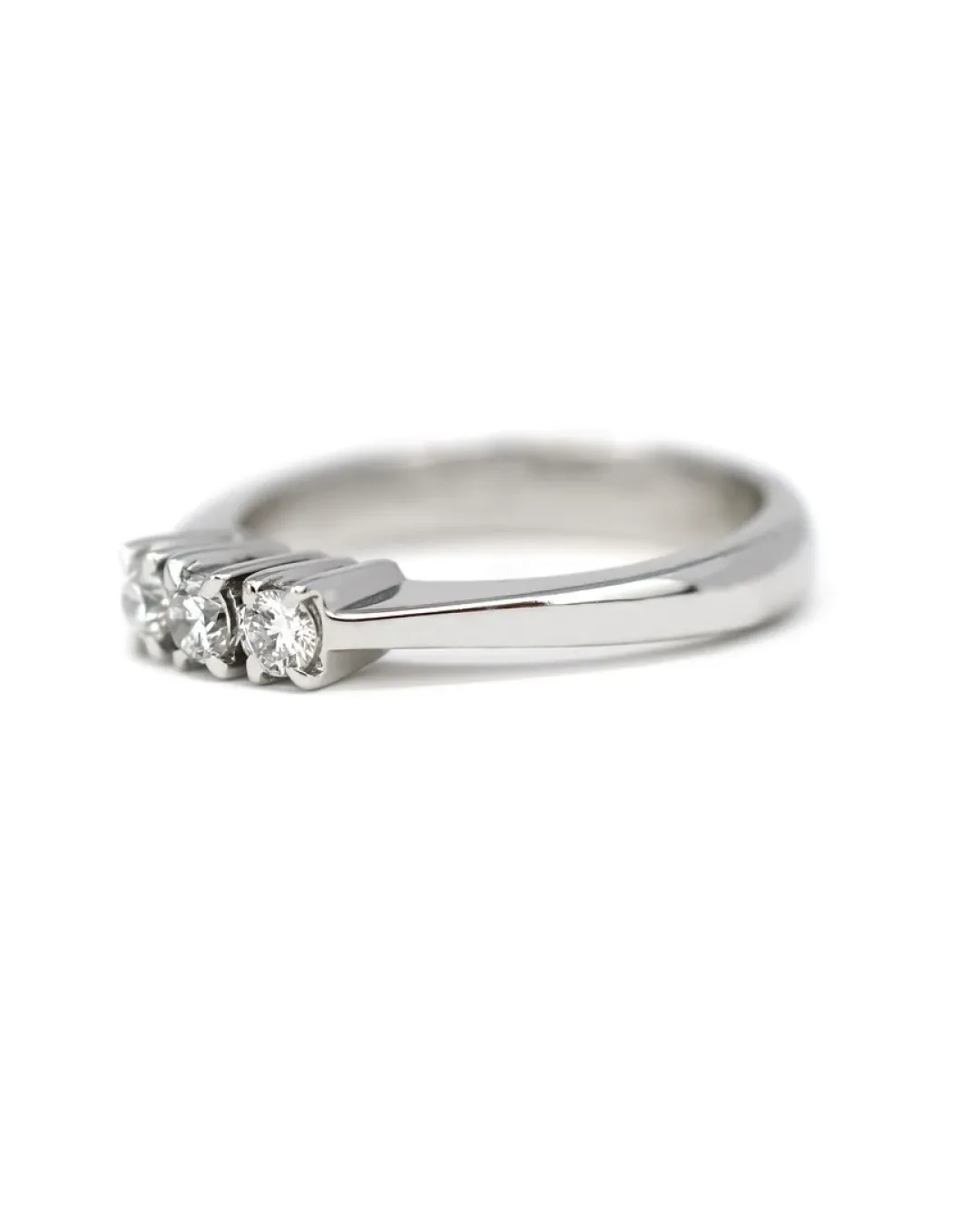 Anello trilogy diamanti da 0,12 ct