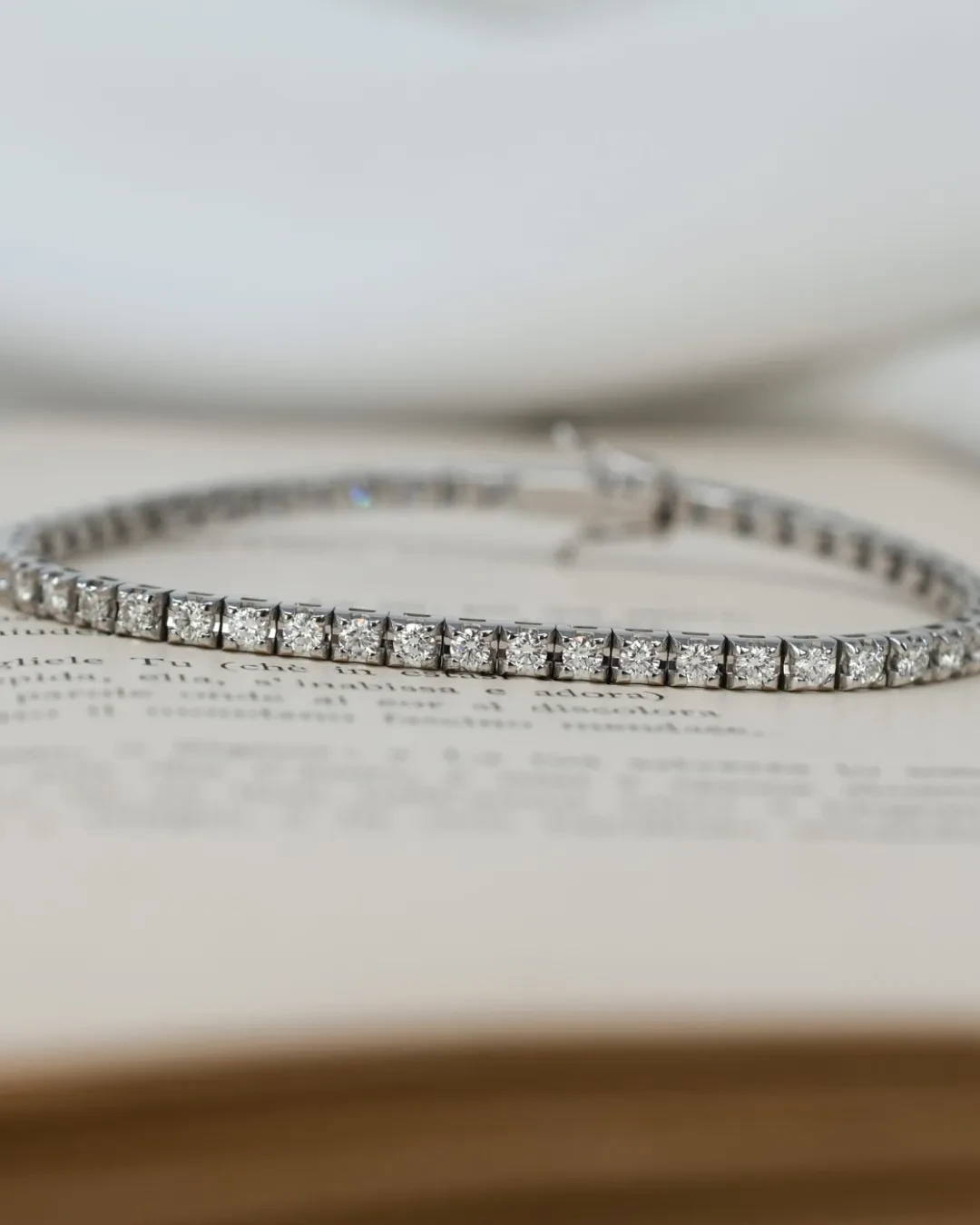 Bracciale tennis con brillanti 2,65 ct