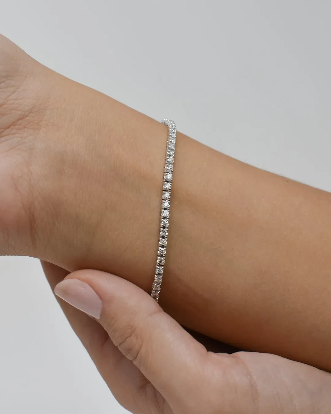 Bracciale tennis con brillanti 2,65 ct