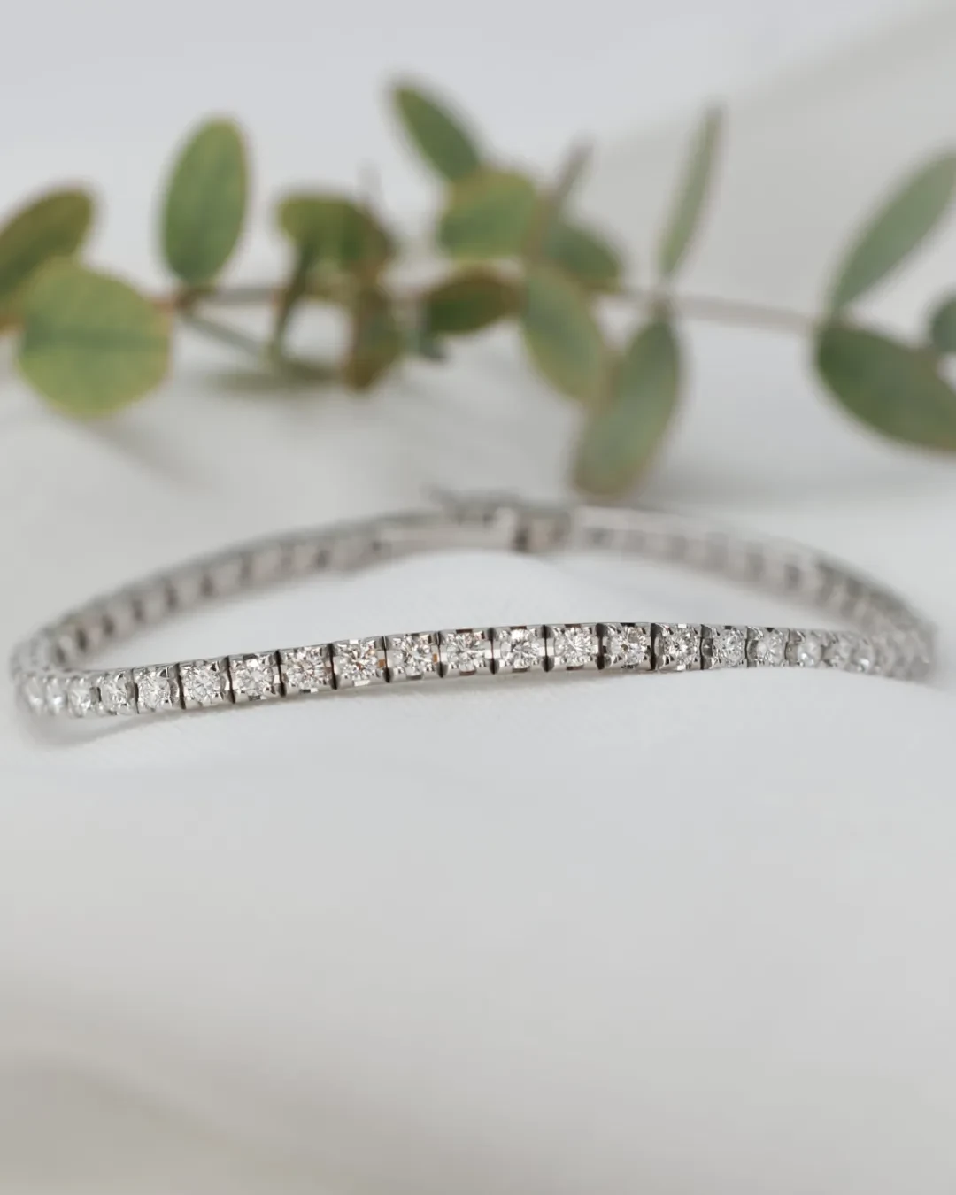 Bracciale tennis con brillanti 1,88 ct