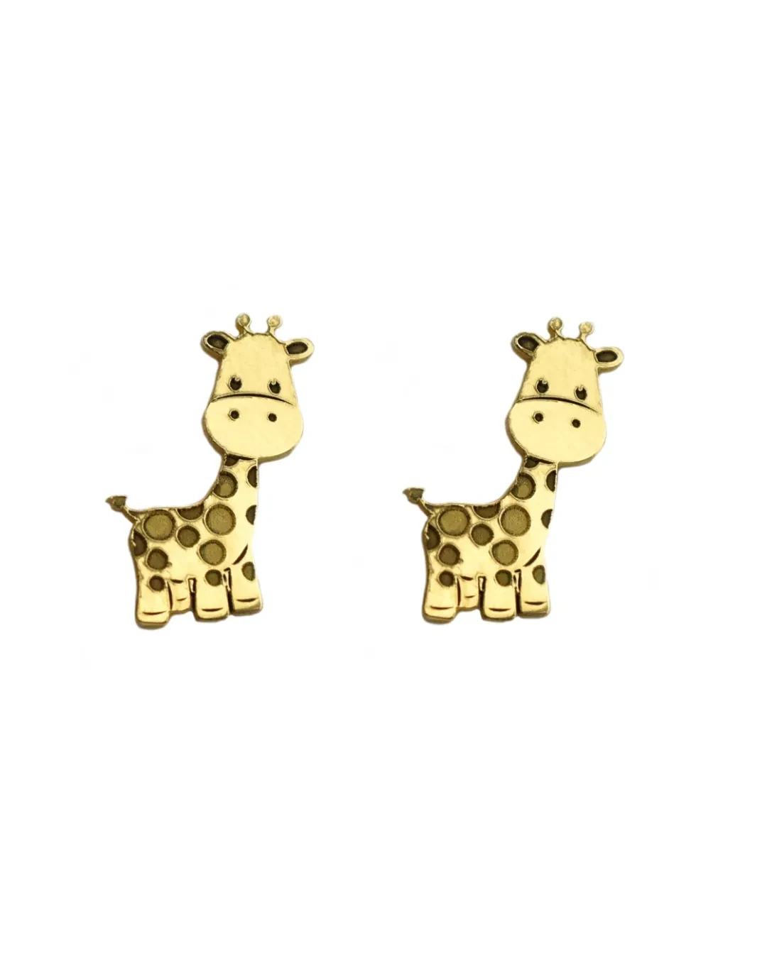 Orecchini a giraffa in oro giallo