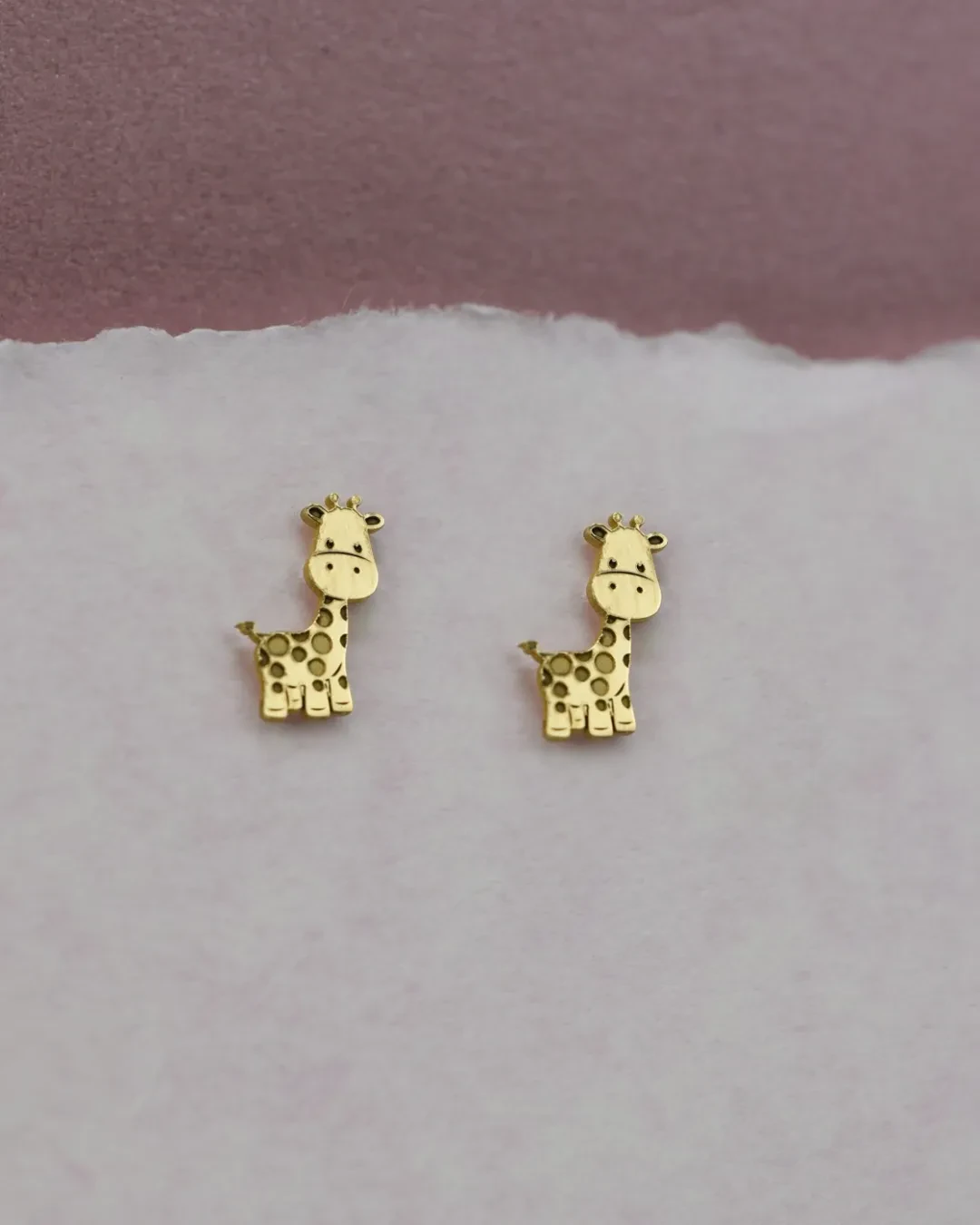 Orecchini a giraffa in oro giallo