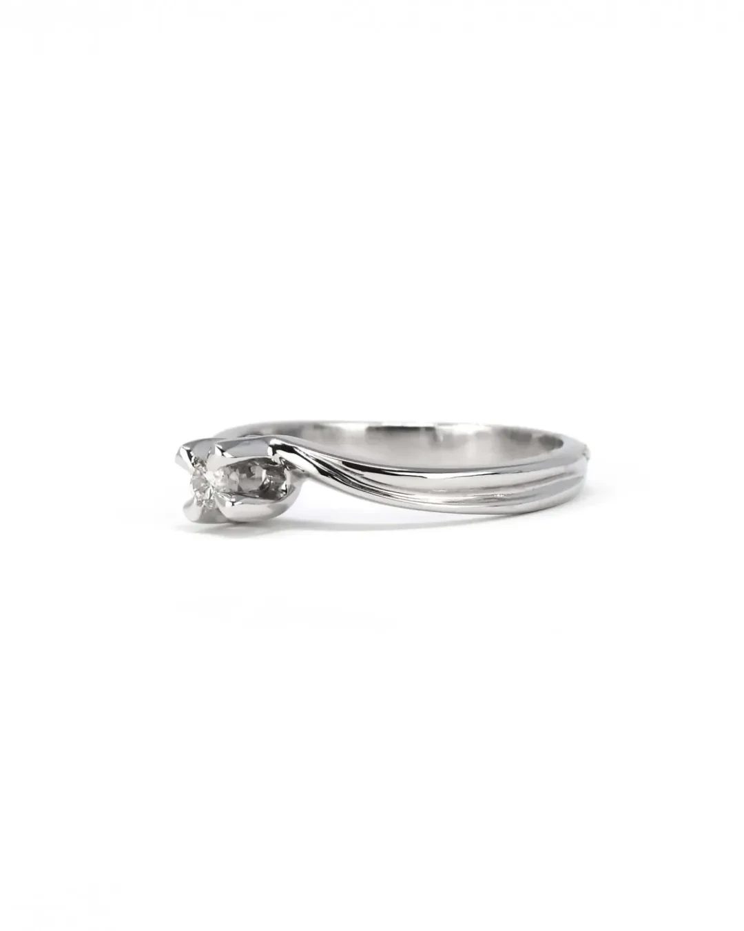Anello brillante solitario 0,07 ct