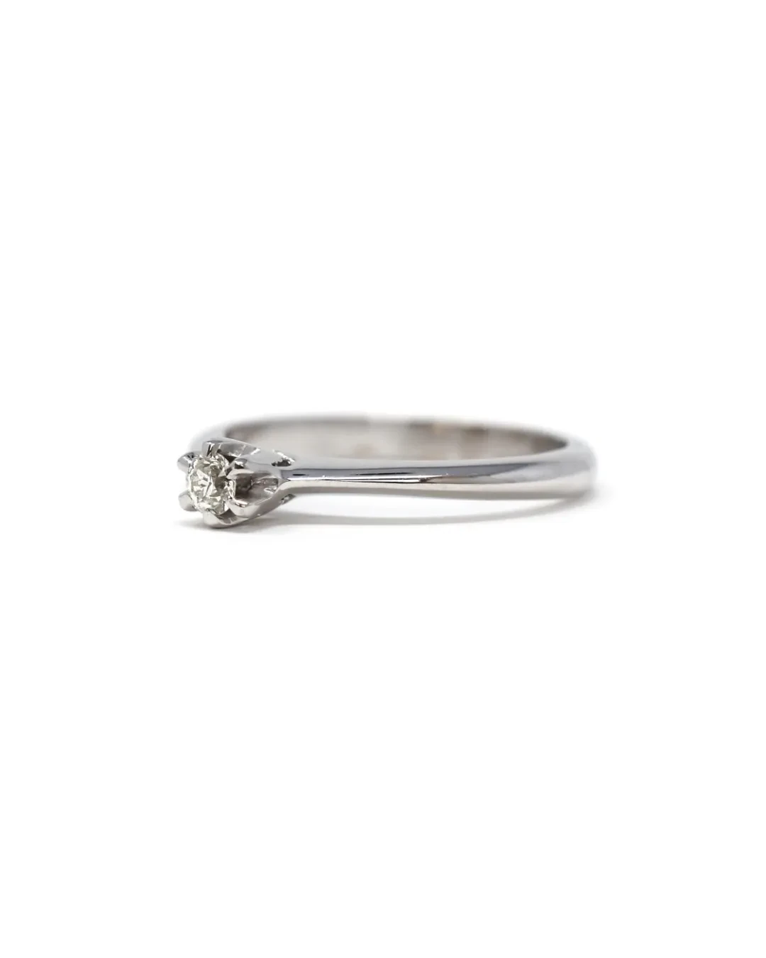 Anello brillante solitario 0,10 ct