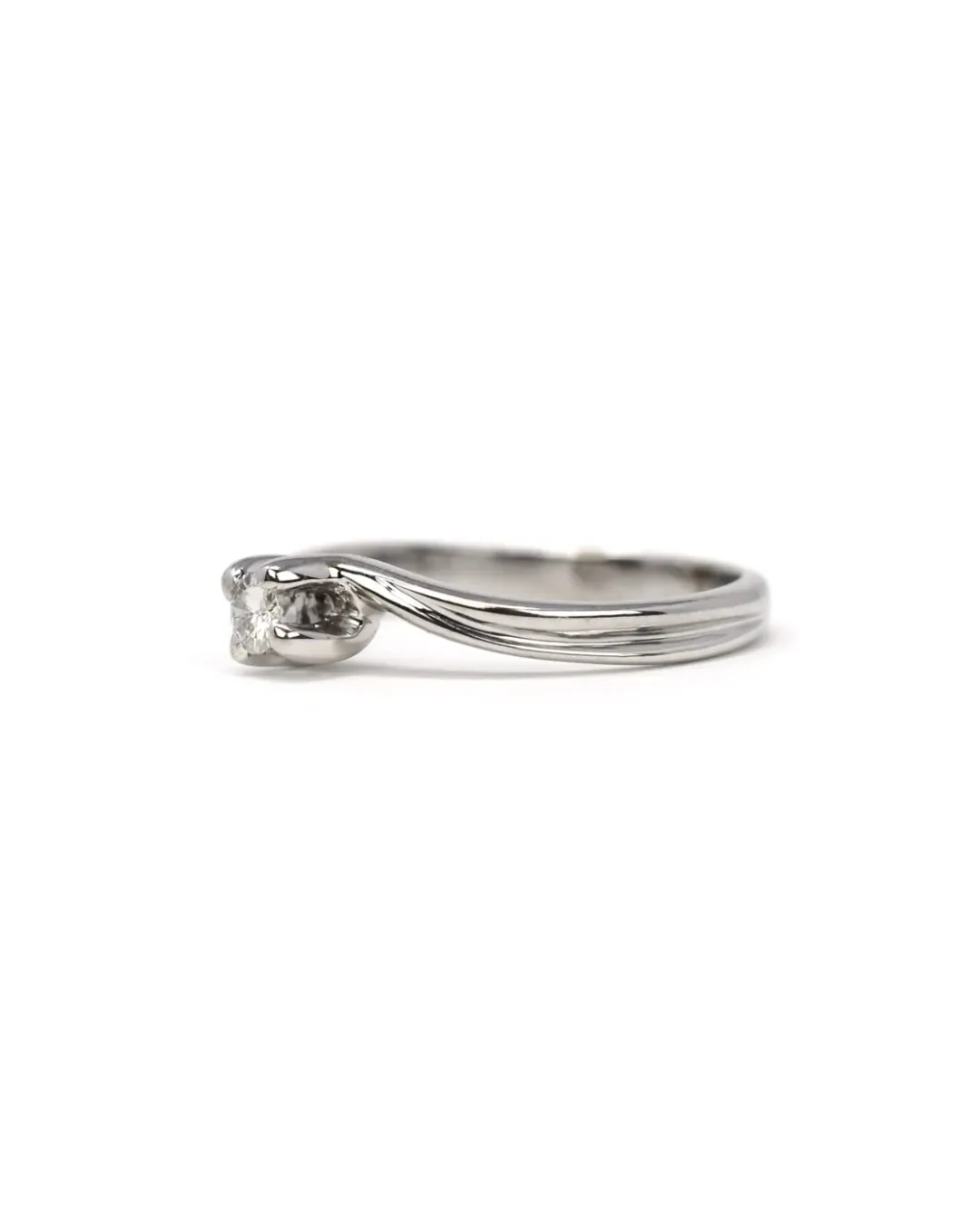 Anello solitario con brillante