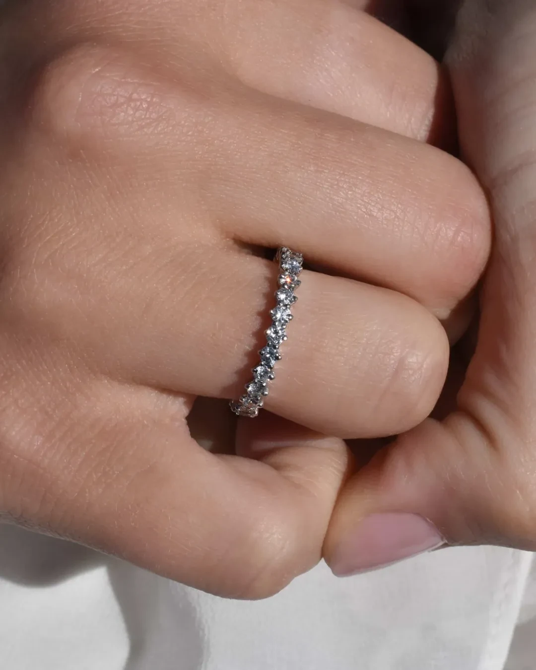 Fedina eternity di brillanti da 1,19 ct