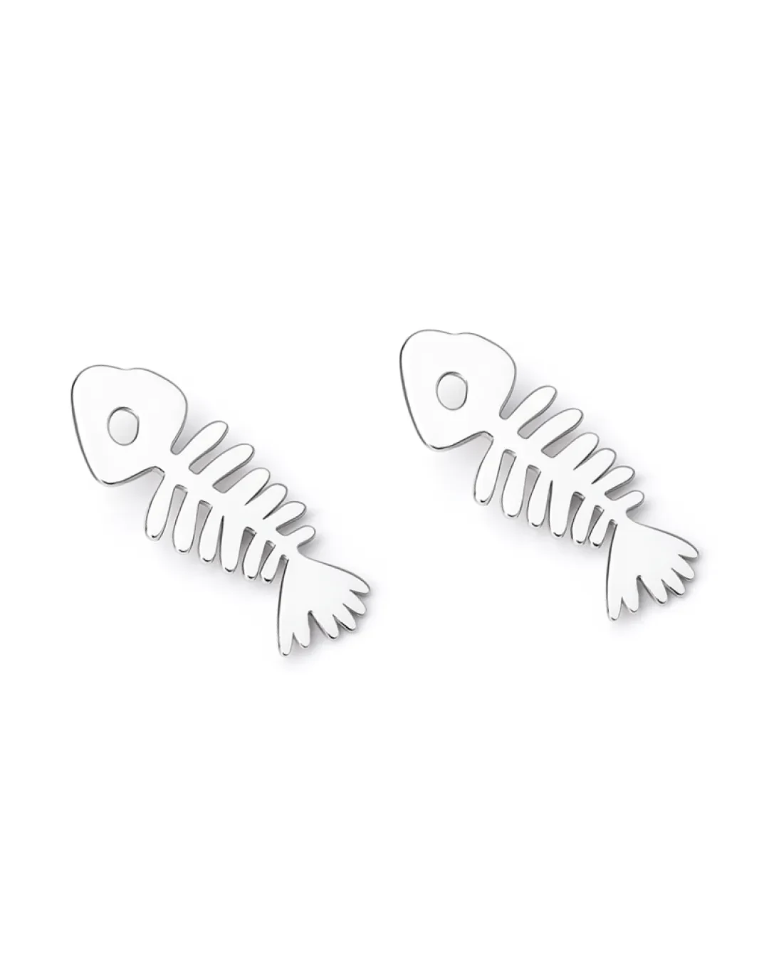 Orecchini a lisca di pesce in argento 925