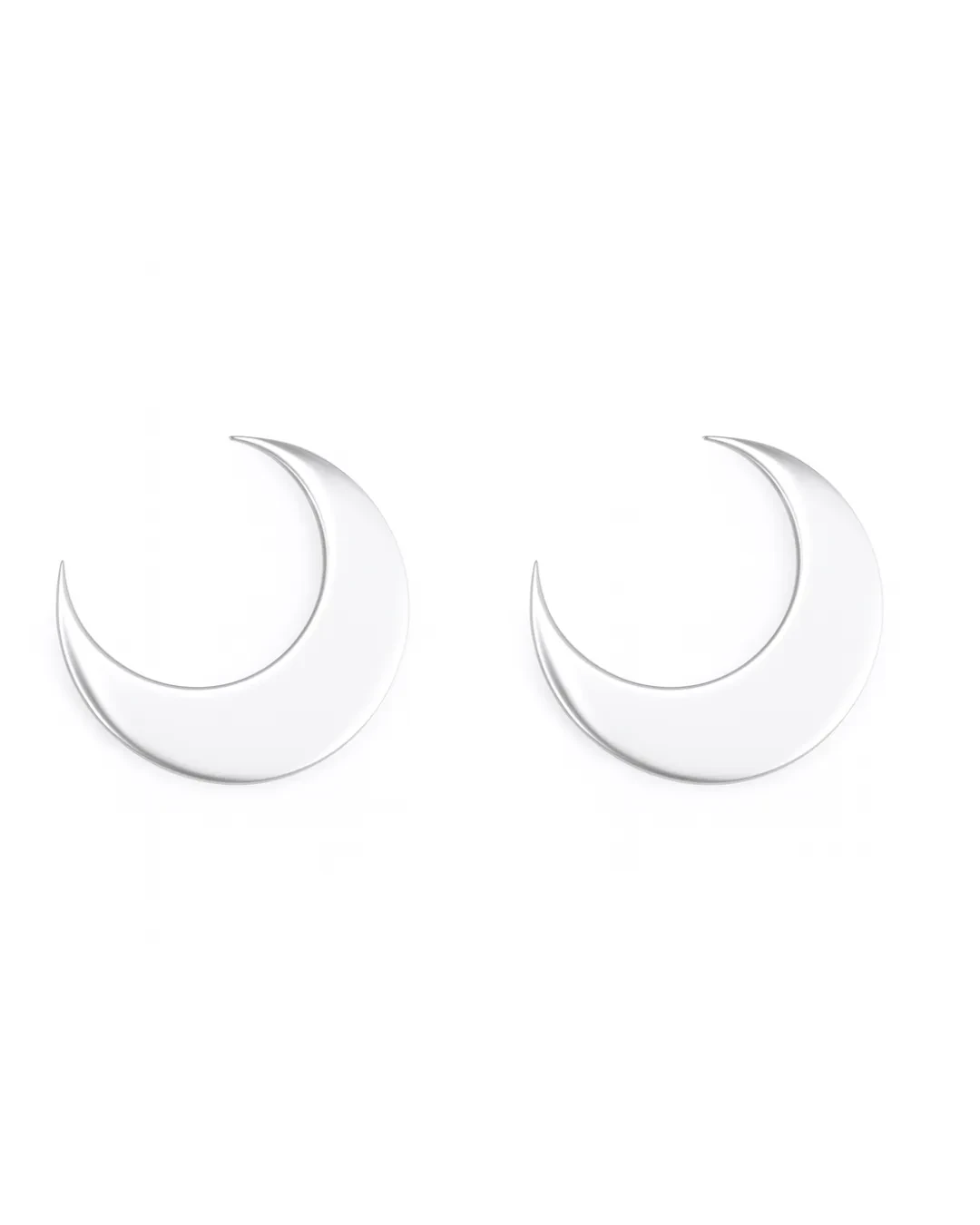 Orecchini a mezzaluna in argento 925