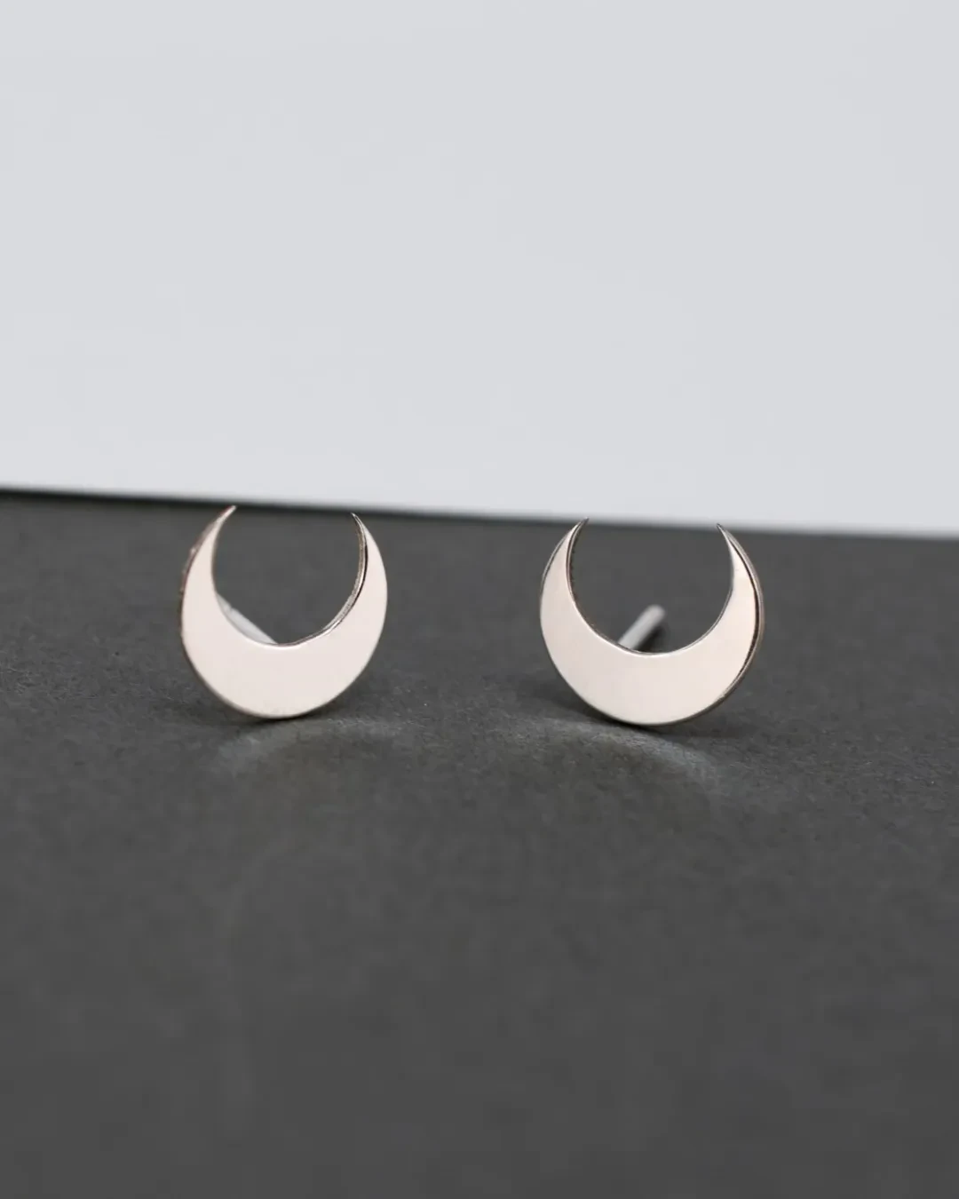 Orecchini a mezzaluna in argento 925