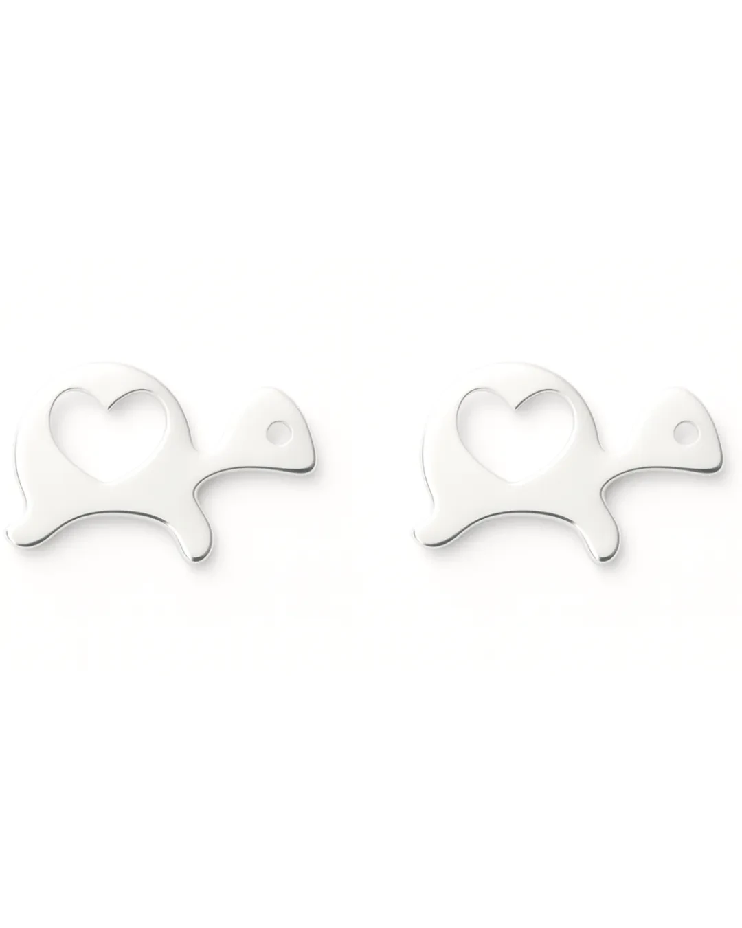 Orecchini a tartaruga in argento 925
