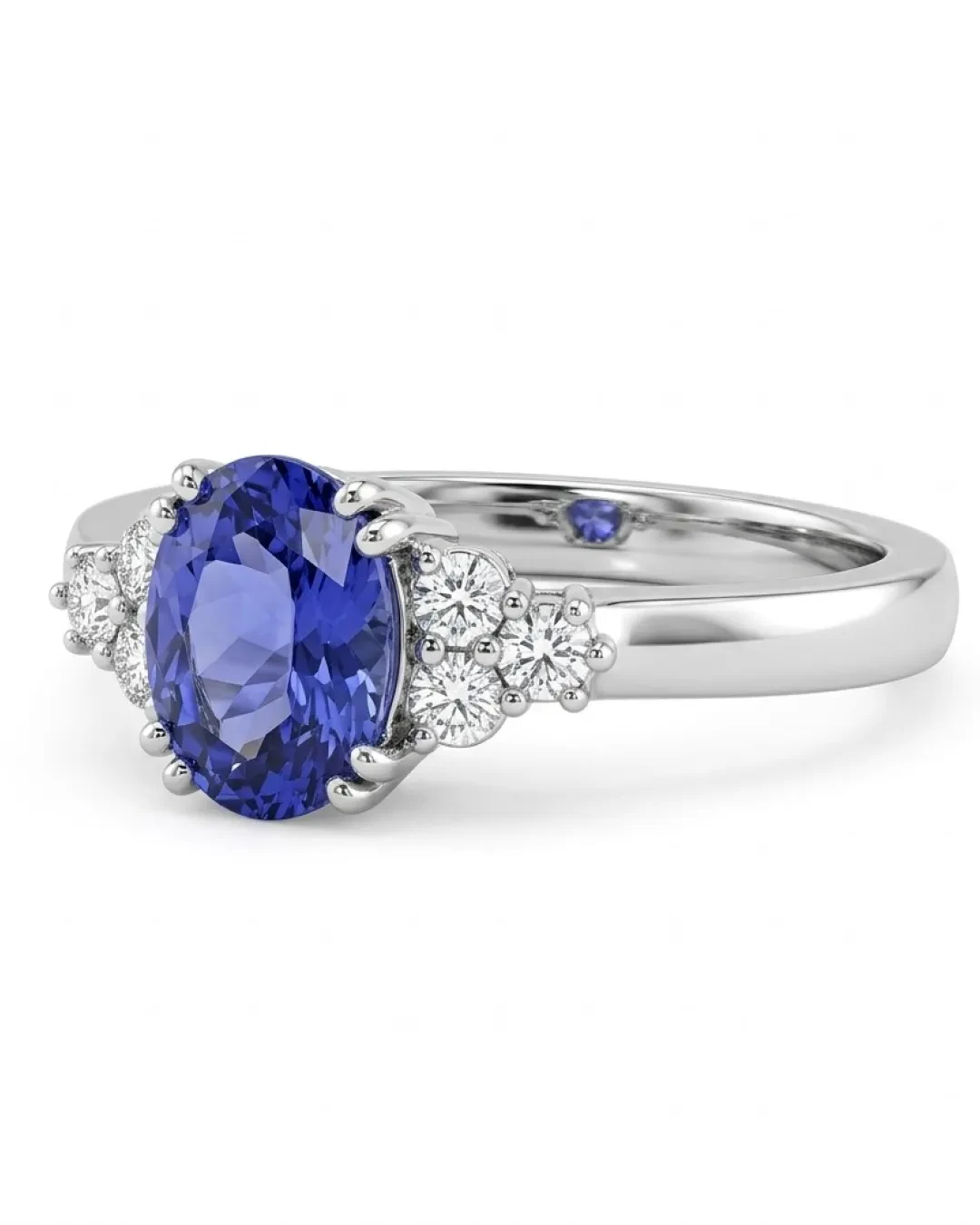 Anello con tanzanite