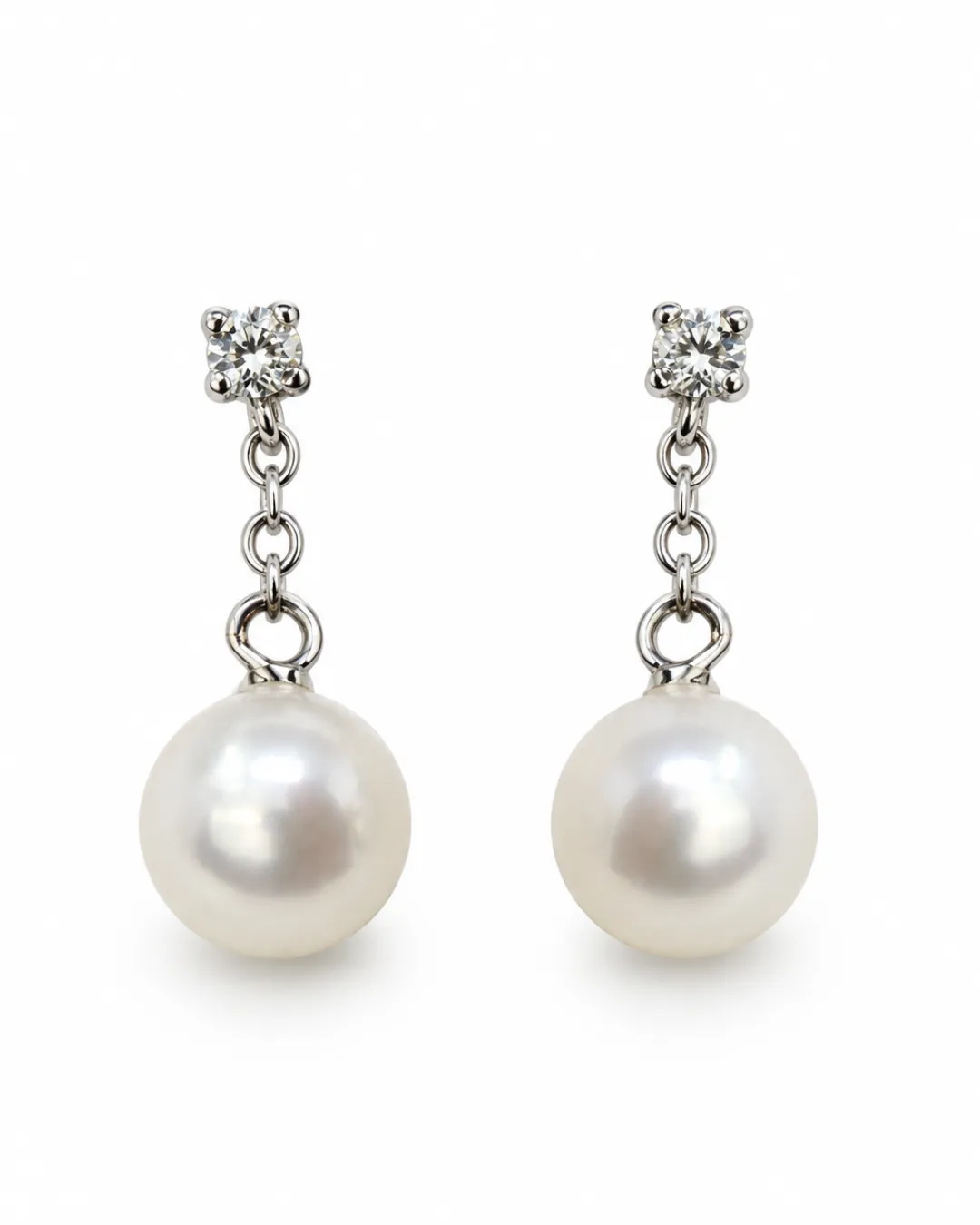 Orecchini con perla acqua dolce