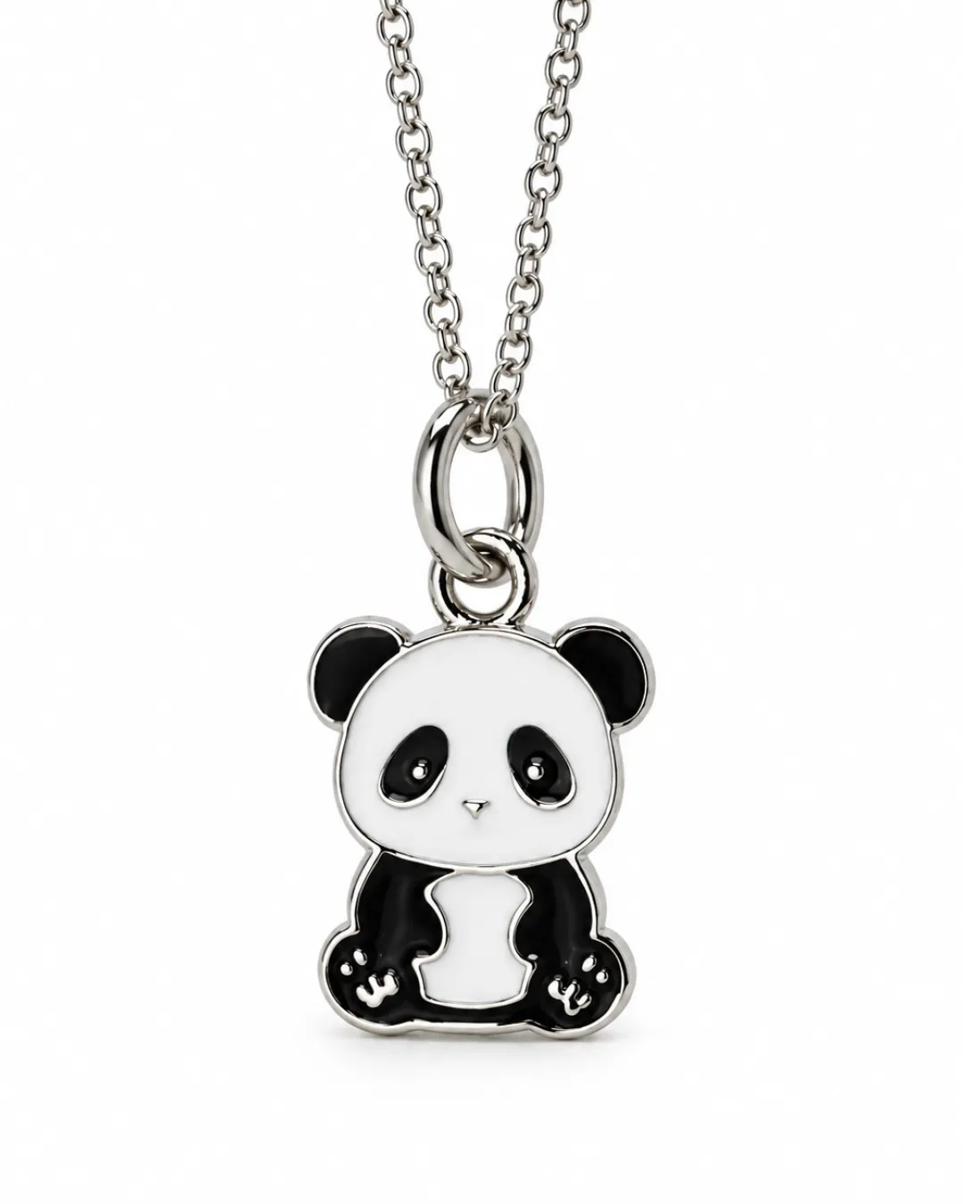 Collana bambina panda in argento sterling 925