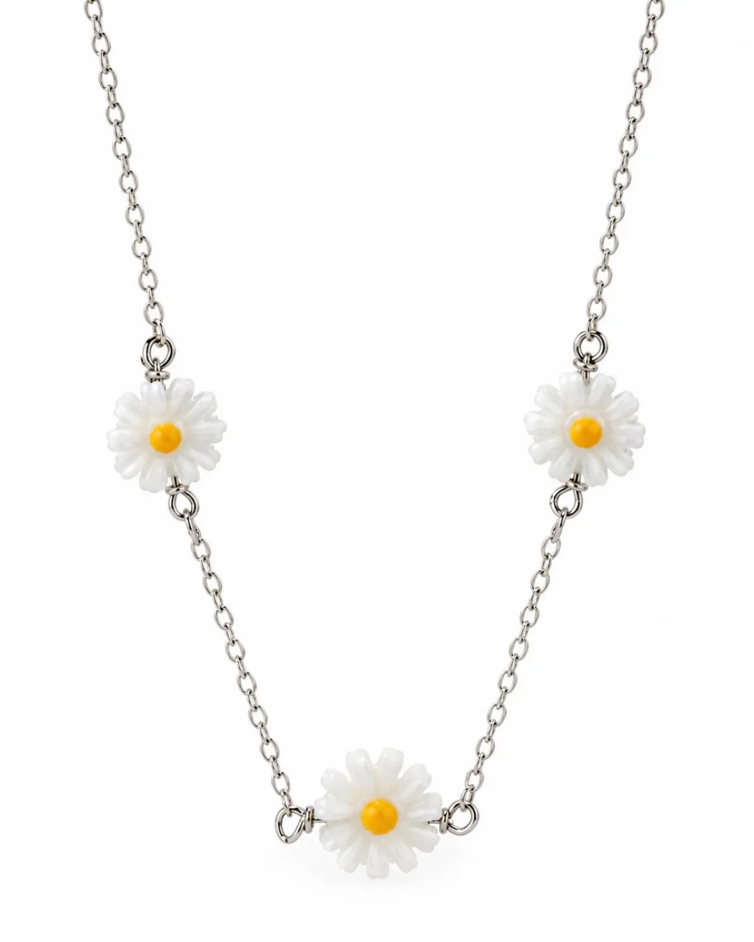 Girocollo margherite in argento sterling