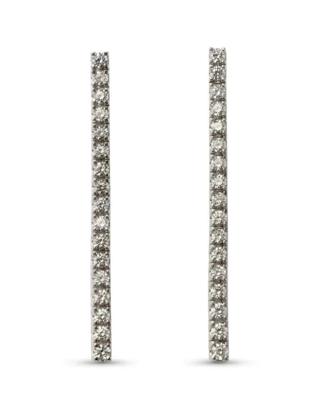 Orecchini fiammifero con brillanti 0,62 ct