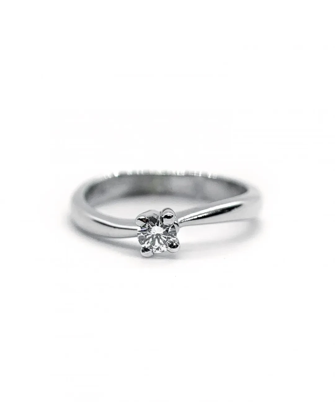 Anello solitario Valentino brillante 0,28 ct