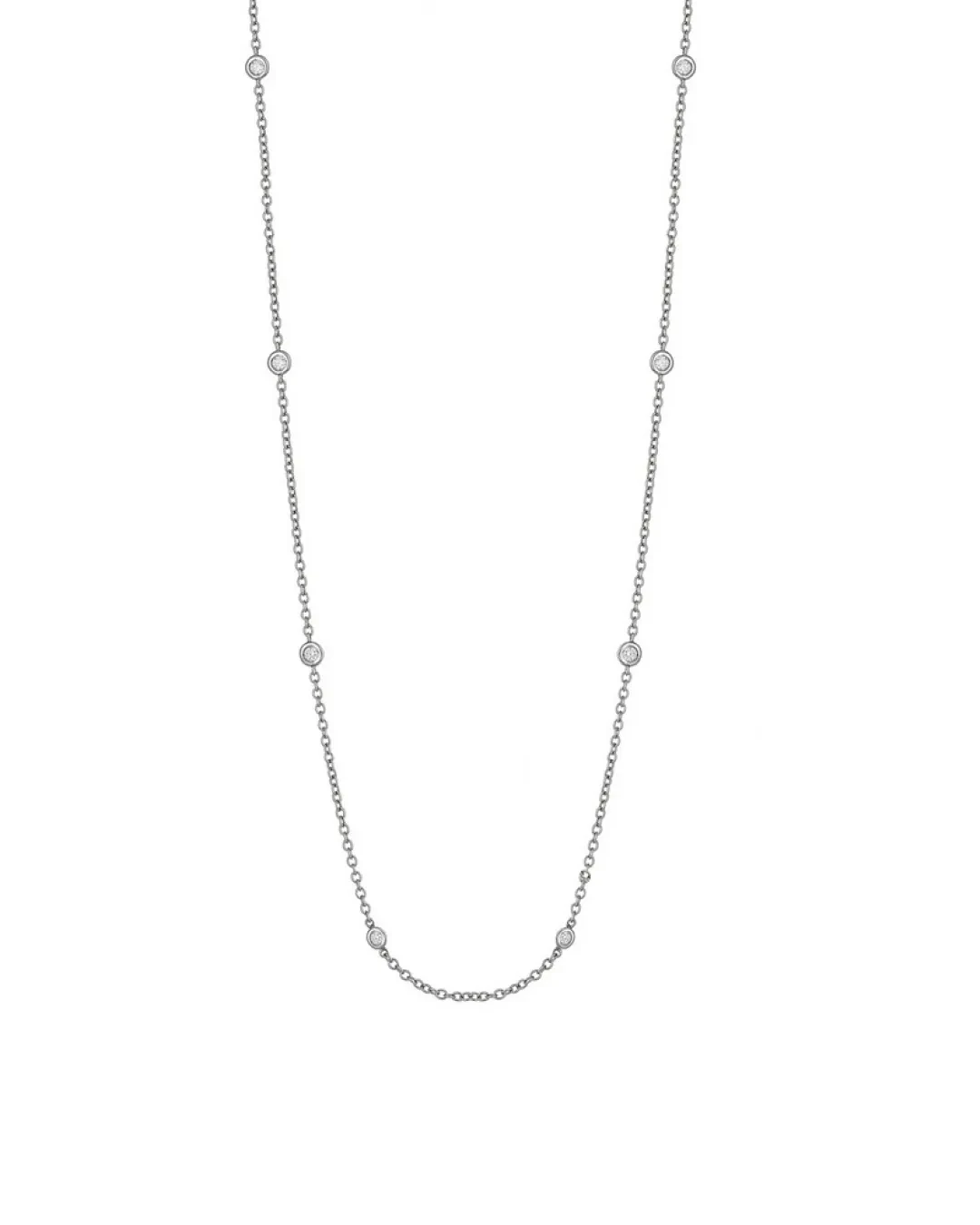 Girocollo diamanti tondi 0,18 ct