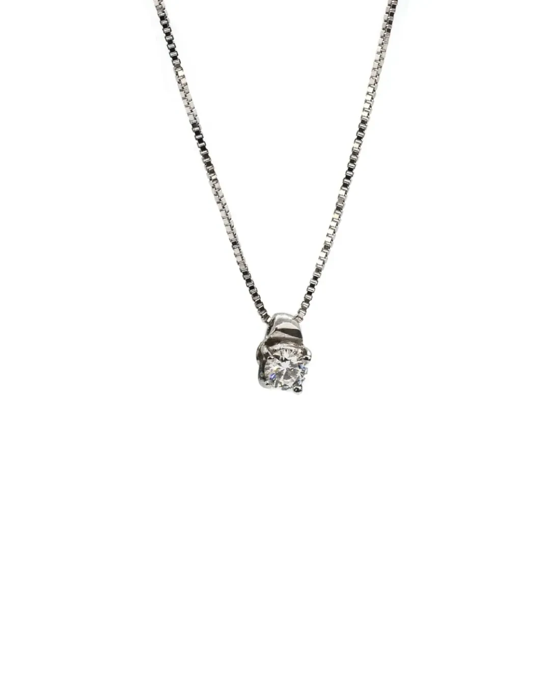 Ciondolo punto luce 0,17 ct