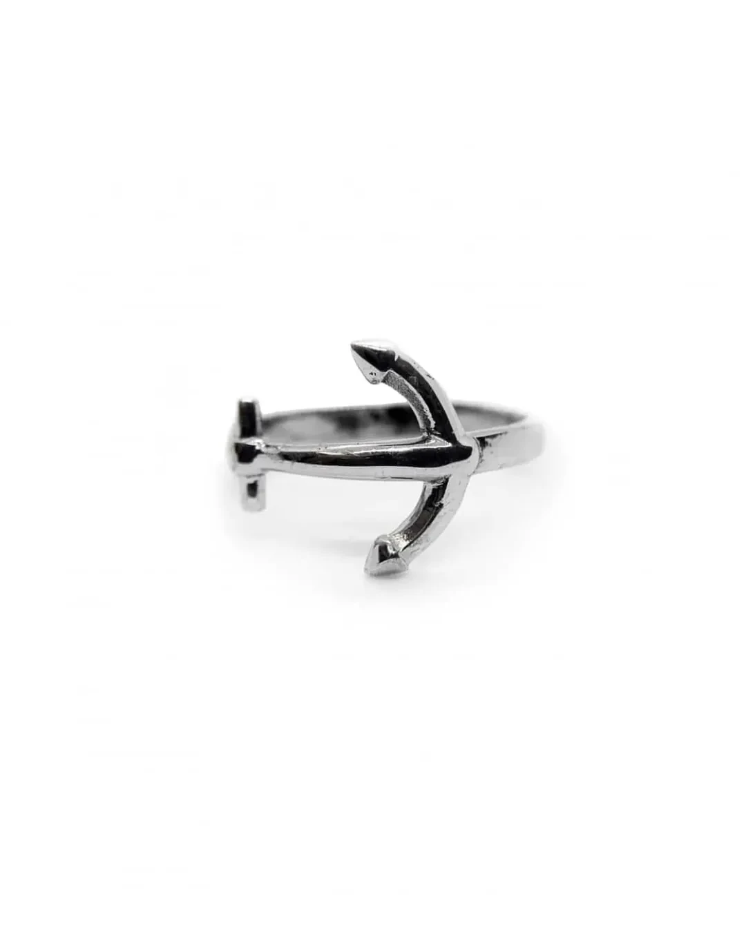 Anello ancora in argento
