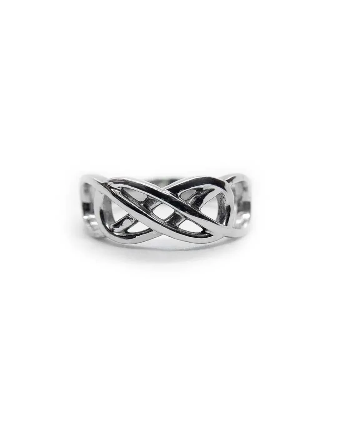 Anello in argento 925 con simbolo dell'infinito