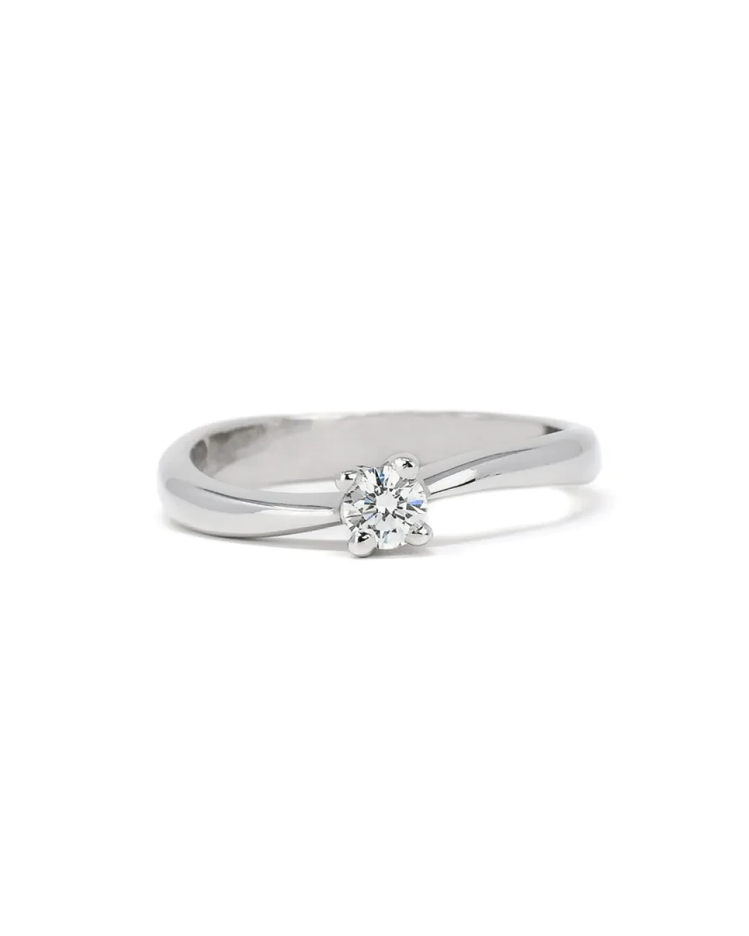 Anello brillante solitario 0,15 ct