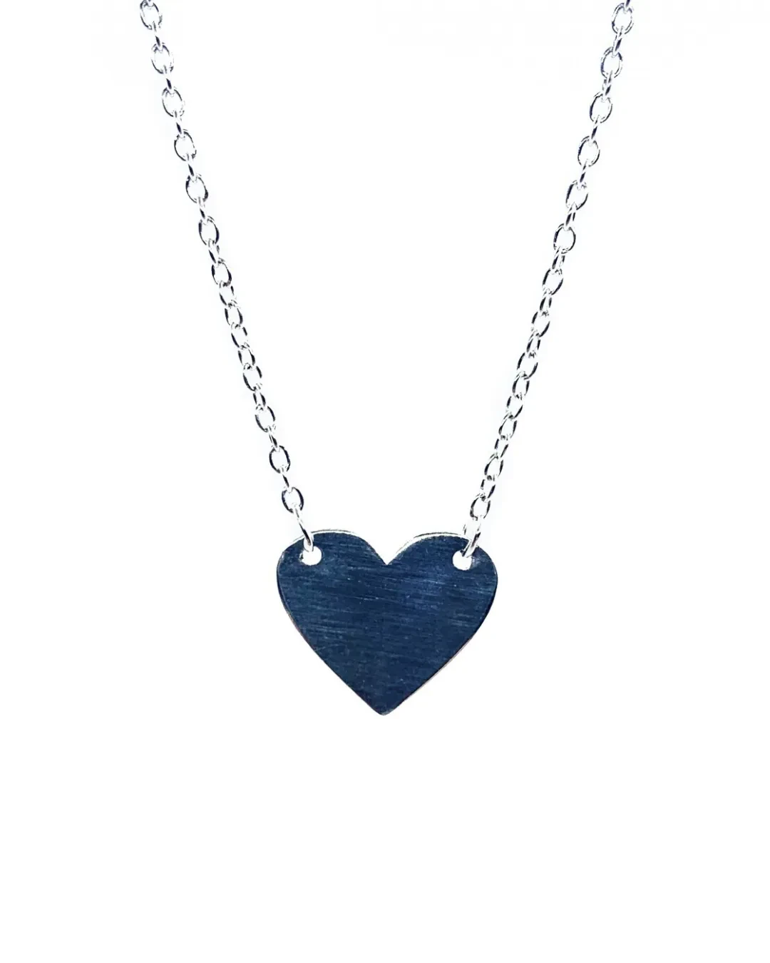 Ciondolo con placchetta a forma di cuore