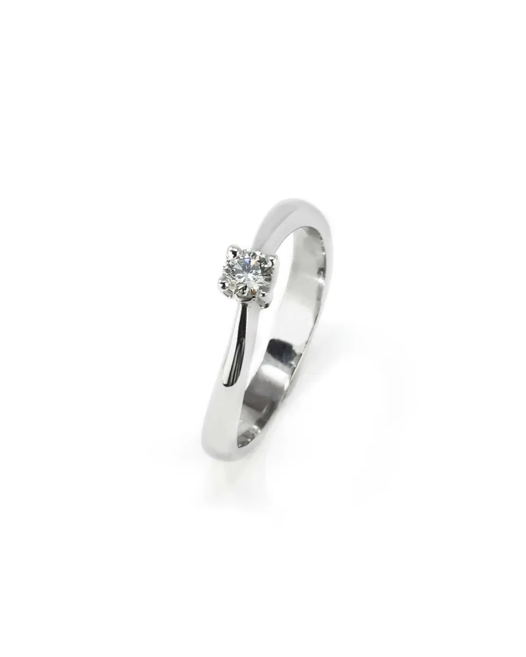 Anello brillante solitario 0,15 ct