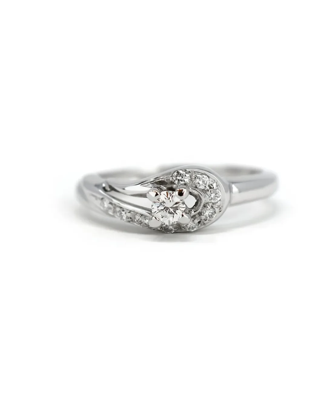 Anello fantasia con brillanti da 0,13 ct