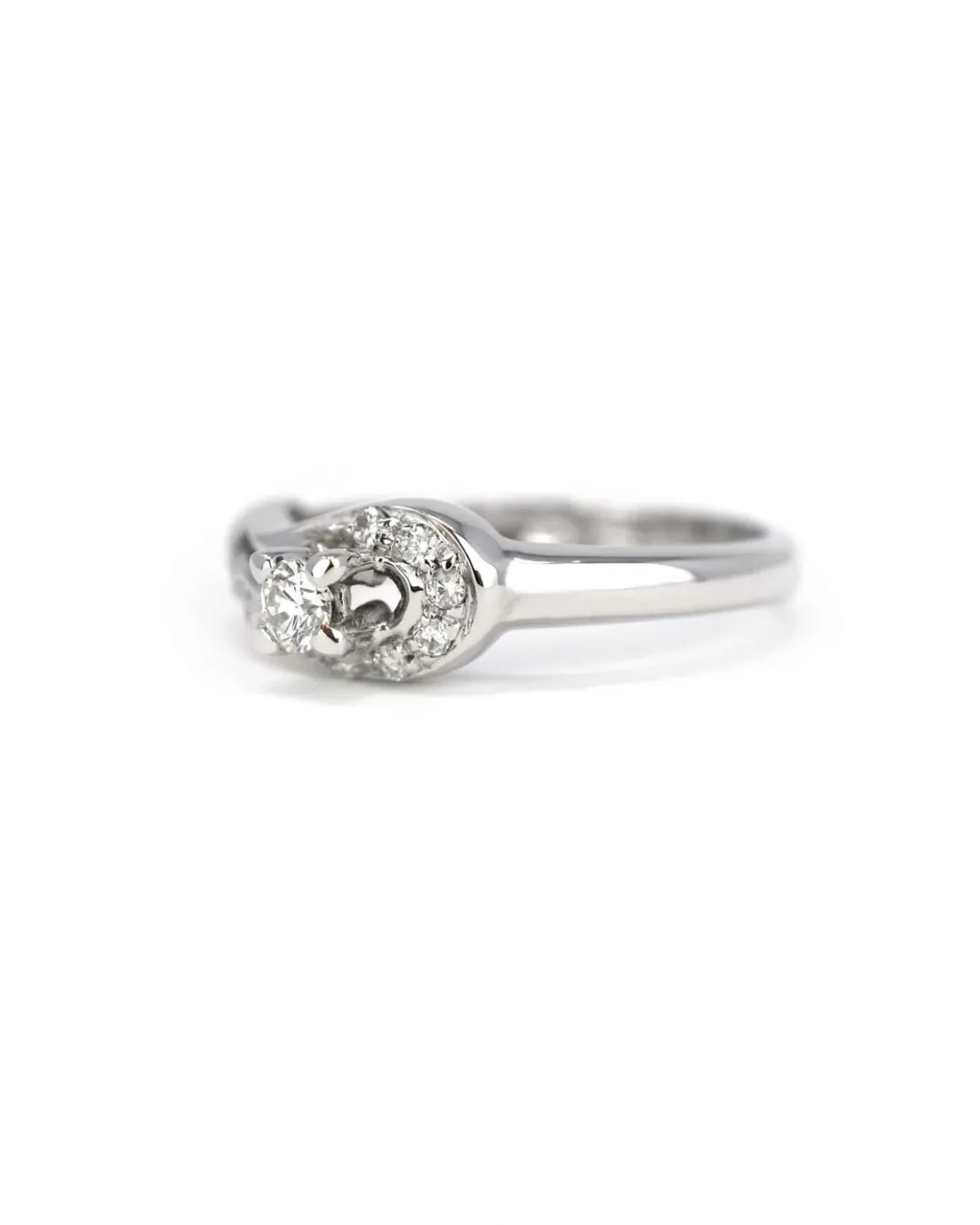 Anello fantasia con brillanti da 0,13 ct