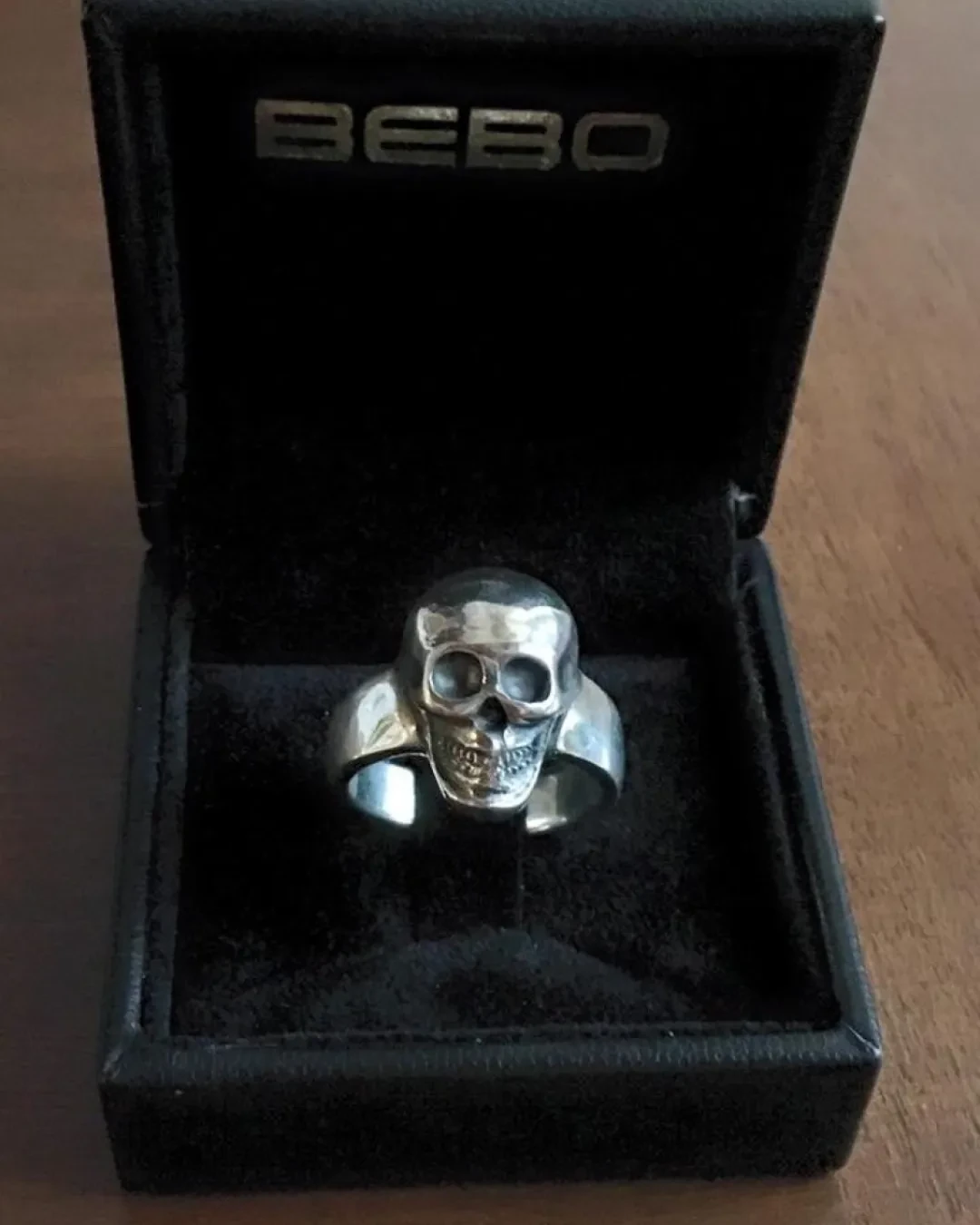 Anatomical Skull Ring - Rock