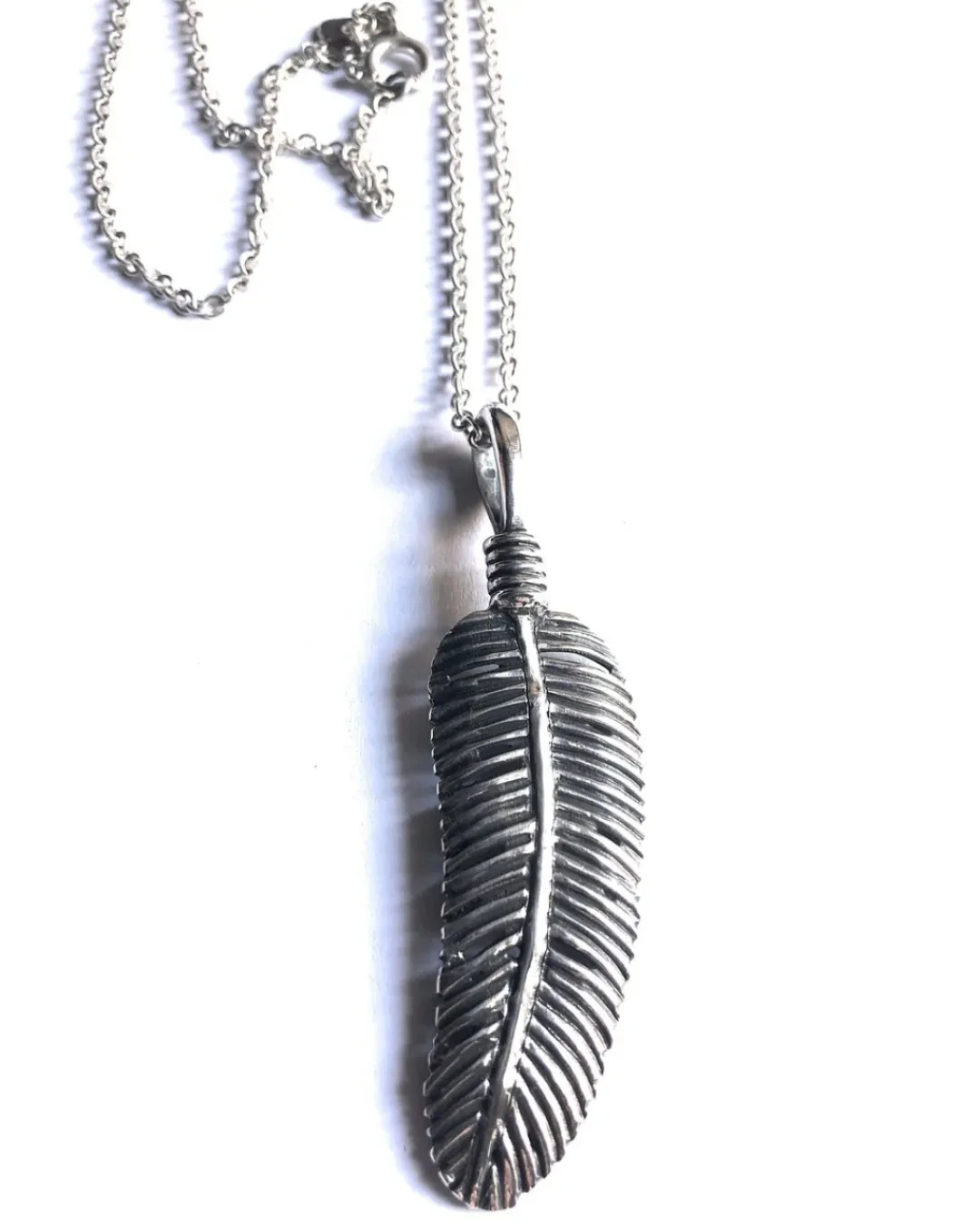 Feather Necklace - Rounded Version