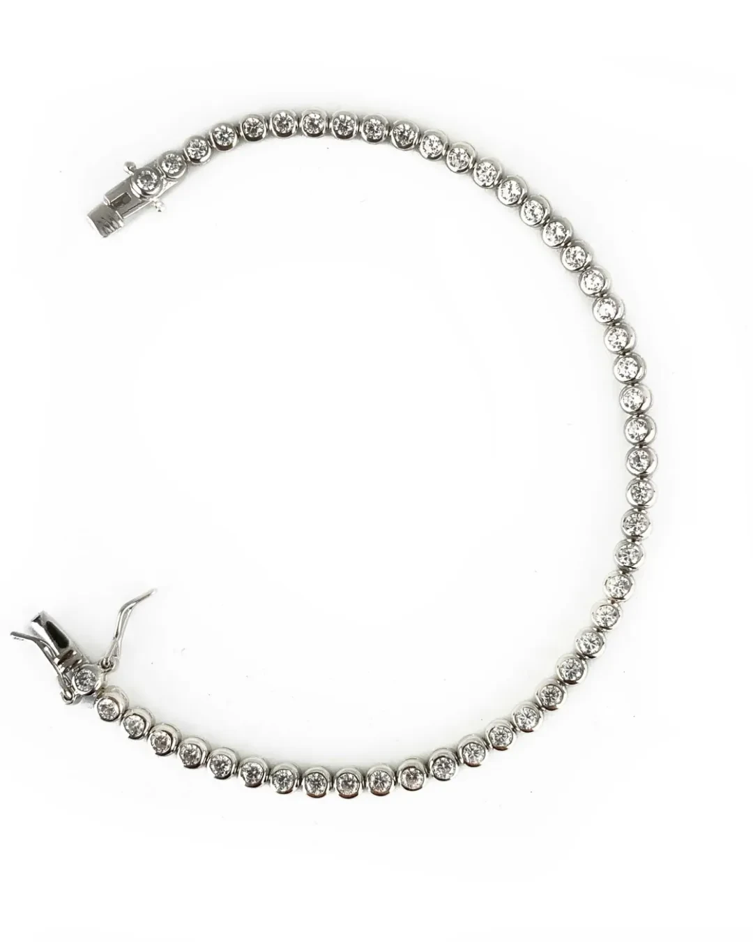 Bracciale tennis zirconi tondo